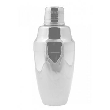 LFGB 800ml Stainless Steel Cocktail Shaker Silver Color