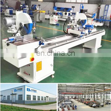 door making machine/Aluminum and plastic profiles clamping and cutting /Double head cutting saw for plastic profile(SJ02-3500)