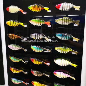 multi jionted high quality hard fisihing lure artificial fishing lure