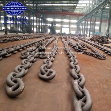 China 78mm marine ship anchor chain in stocks with factory price
