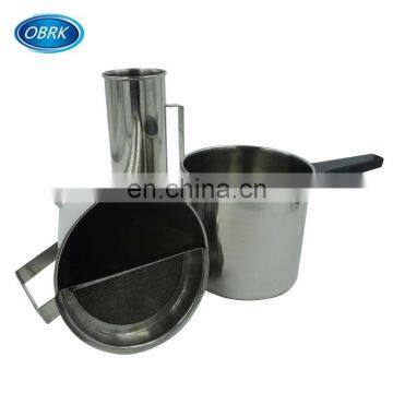 ASTM  standard Stainless Steel Cement Marsh Funnel Viscometer