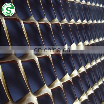 Anodized powder coated color aluminium expanded metal mesh for building cladding facade