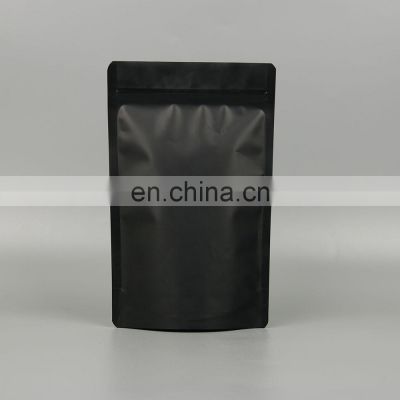 Matte Black Package Stand Up Pouch/Aluminum Foil Packaging Zip Lock Bag/Doypack Mylar Storage Food Bags