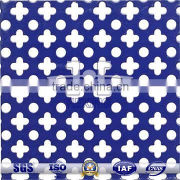 Galvanized Perforated Metal Plate Quincunx Hole