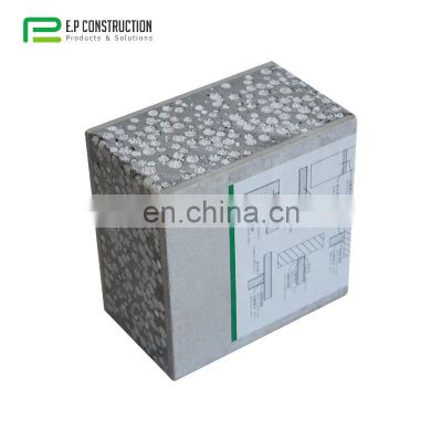 Fire Retardant Insulation Sandwich 50mm/75mm/100mm/150mm/200mm Polystyrene EPS Wall/Roof Panel