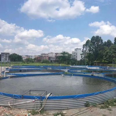 galvanized sheet PVC canvas pool for aquaculture