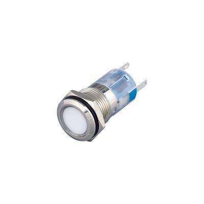 ip67 dot led red green blue plastic cover 220v 1no1nc 16mm push button switch momentary