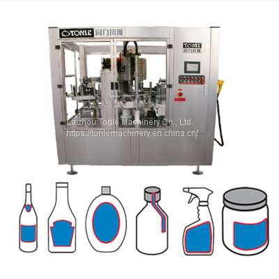 Fully Automatic Rotary Opp Hot Melt Glue Label/Labeling Machine For Mineral/pure/beverage Drinking Water  China Manufacturer