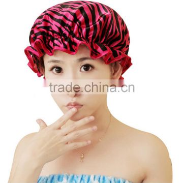 2016 Double layer printed Shower cap
