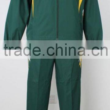 Custom design 100% polyester sports track suit