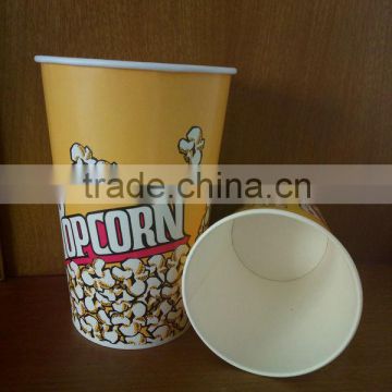 widely used wholesale KFC 85 oz disposable paper popcorn cup/bucket                        
                                                Quality Choice