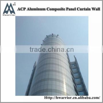 Curved aluminum Curtain Wall