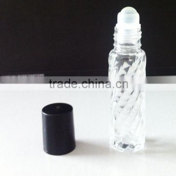 hot selling clear roll on glass applicator bottle