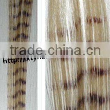 alibaba china cheap blonde color synthetic hair attachment clip in hair piece