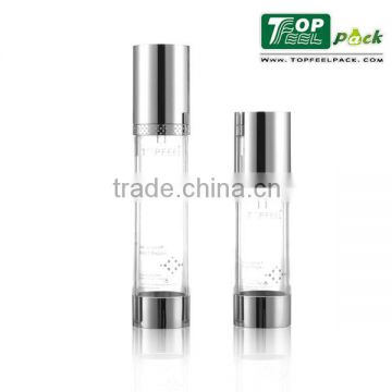 15ml 30ml 50ml airless cosmetic lotion pump bottles