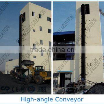 2015 new style inclining conveyor and heat resistant