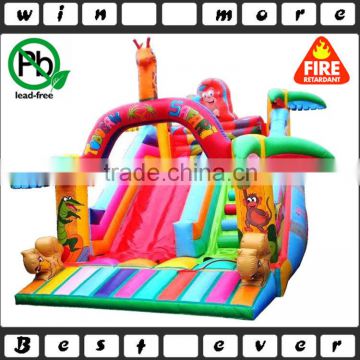 heavy duty tobogan safari commercial inflatable slide for kids