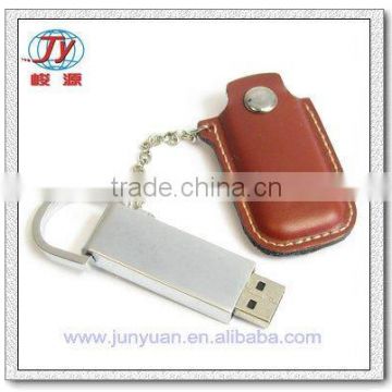 Good quality promotional leather usb disk