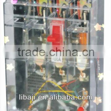 mccb DZ15LE 100amp earth leakage circuit breaker china oem