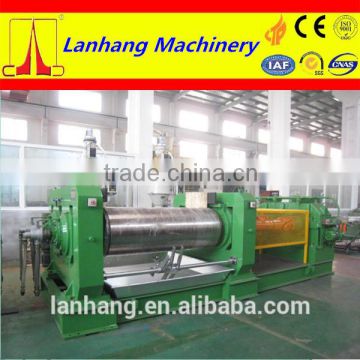 two roll open mixing mill with nap adjustment