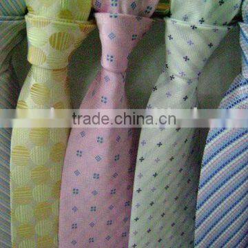 men's printed silk tie