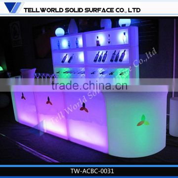LED bar counter for serving drinks,Wine bar counter price,small bar counter