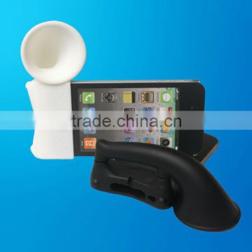 silicone horn speaker for iphone 5