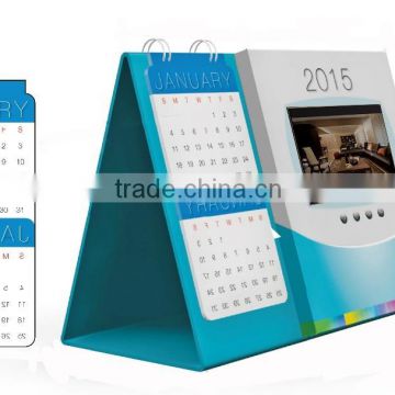 video calendar The newest 4.3" lcd screen video greeting card with a stand