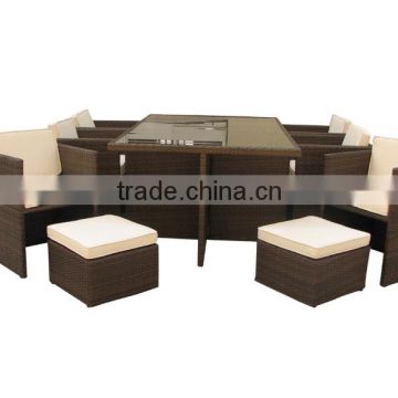 Hot Rattan Furniture Outdoor Wicker Dining Sets