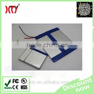 XTY456580 Lithium polymer battery 2600mAh 3.7V lipo rechargeable battery