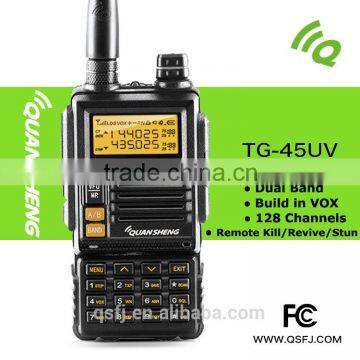 TG-45UV CE approved VHF UHF telsiz with LCD Ekran