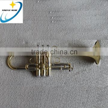 Eb trumpet professional level gold lacquer trumpet musical instruments from China factory