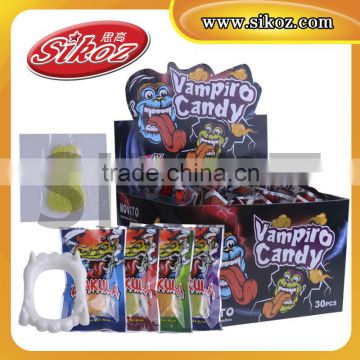 Tongue gummy with teeth toy candy SK-R033