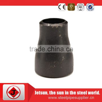 hot sell black painting carbon steel eccentric reducer dimensions