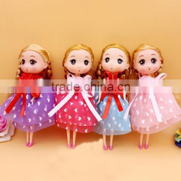 Hot sale amazon 18CM 26CM Mobile phone bag chain wedding derss dolls pendant keychain