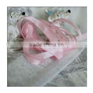 100% silk ribbon ( colors in stock)