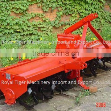 Gear drived rotary tiller for dry and paddy field