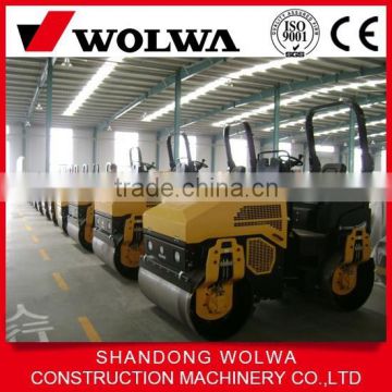 2 ton ride on double vibratory road roller