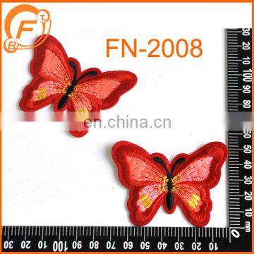 Iron embroidery butterfly design