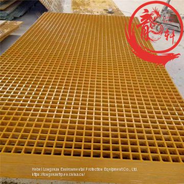 Red Frp Grating Agriculture Factories For Platform Trench
