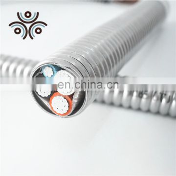 Factory sale high quality low price aluminum conductor PVC insulation ac cable 2AWG 600V