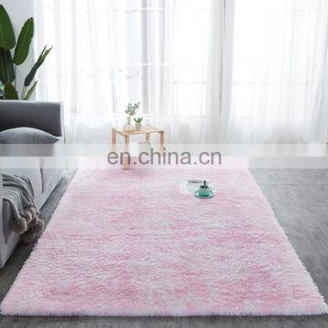 Household modern bedroom shaggy area rug carpet bedroom