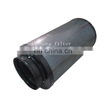 Cylindrical Odor Removal 4" 8 inch inline fan Industrial actieve carbon air filter for hidroponics Growing Tent System