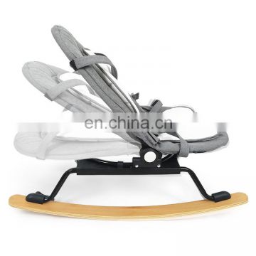 Solid wooden auto swing baby cot bed multi-purposes baby cradle crib