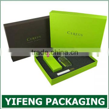 High quality paper cosmetic shoe box packaging