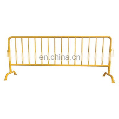 Heavy duty galvanised traffic road safety pedestrian crowd control barriers