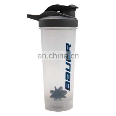 Hot Selling high quality 250ml plastic collapsible logo salt protine sublimation premium gym protein shaker cup custom logo