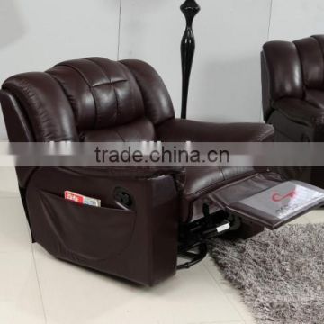 best elder recliner leather cover chair