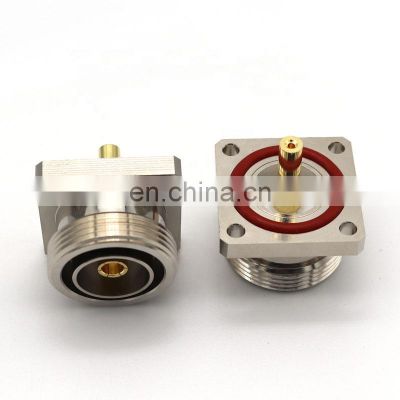 RF microwave coaxial connector adapter7/8  L29 7/16 DIN male to N female connector to PCB mount