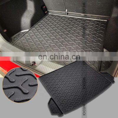 All Weather Car  Rear Floor Mats for VW ID4 Waterproof Car Inside  Protection New Car Rear Trunk  Mats  Heat Insulation